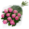 Фото товара 11 розовых роз "Аква" в Мариуполе
