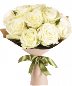 Фото товара 11 белых роз в Мариуполе