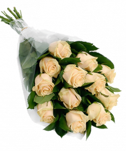 Фото товара 11 кремовых роз в Мариуполе