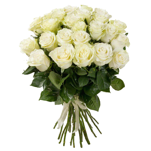 Фото товара 25 белых роз в Мариуполе