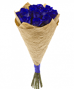 Фото товара 7 синих роз (крашеные) в Мариуполе