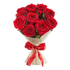 Фото товара 9 красно-белых роз в Мариуполе