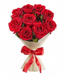 Фото товара 9 красных роз в Мариуполе