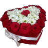 Фото товара 101 роза в коробке "I love you" в Мариуполе