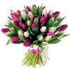 Фото товара 45 алых тюльпанов в коробке в Мариуполе